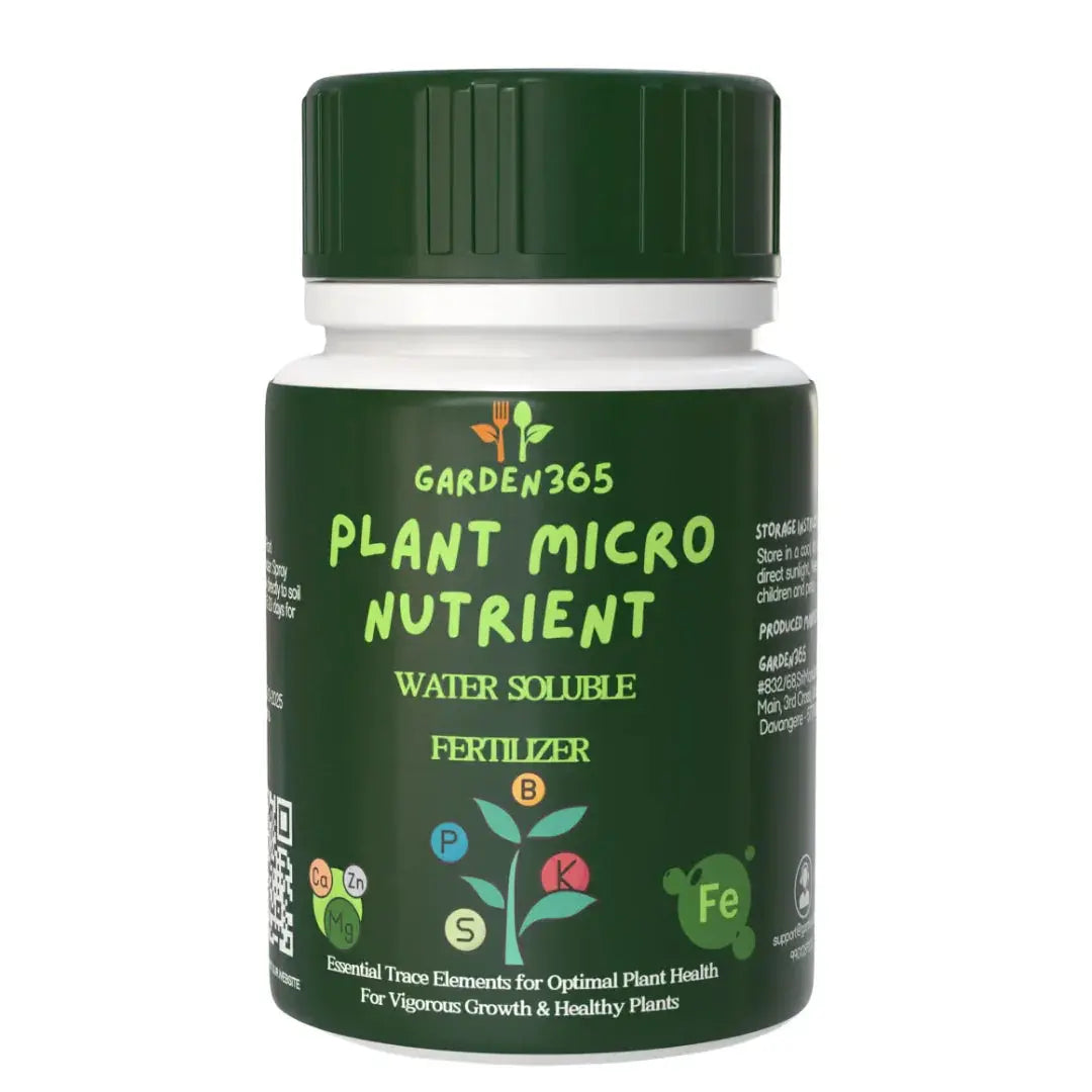 Plant Micronutrient Powder | Essential Trace Element Fertilizer for Healthy Plants Garden365