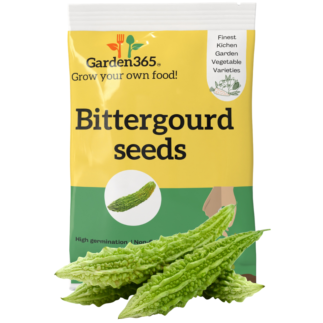 Organic Heirloom Bitter Gourd Seeds (Karela) - Garden365