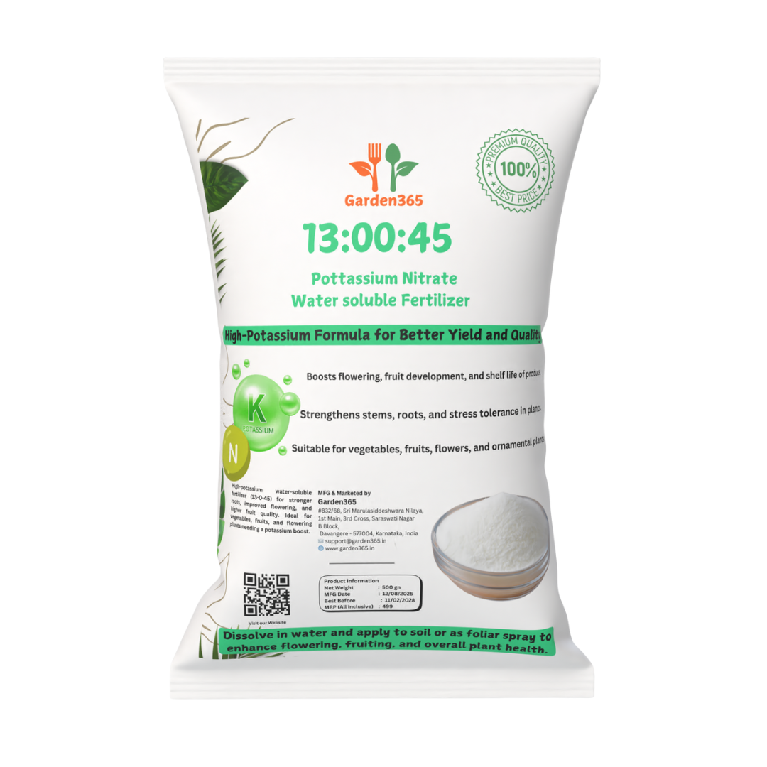 13-0-45 Potassium Nitrate (NOP) – Water-Soluble Fertilizer for Plants (250 g) 🌿✨ - Garden365