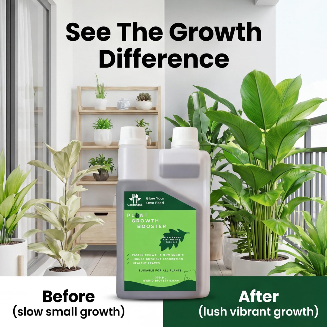 Plant Growth Booster Liquid Bio Fertilizer 250ml | Balanced NPK Fast Growth Formula | Suitable for All Types of Plants
