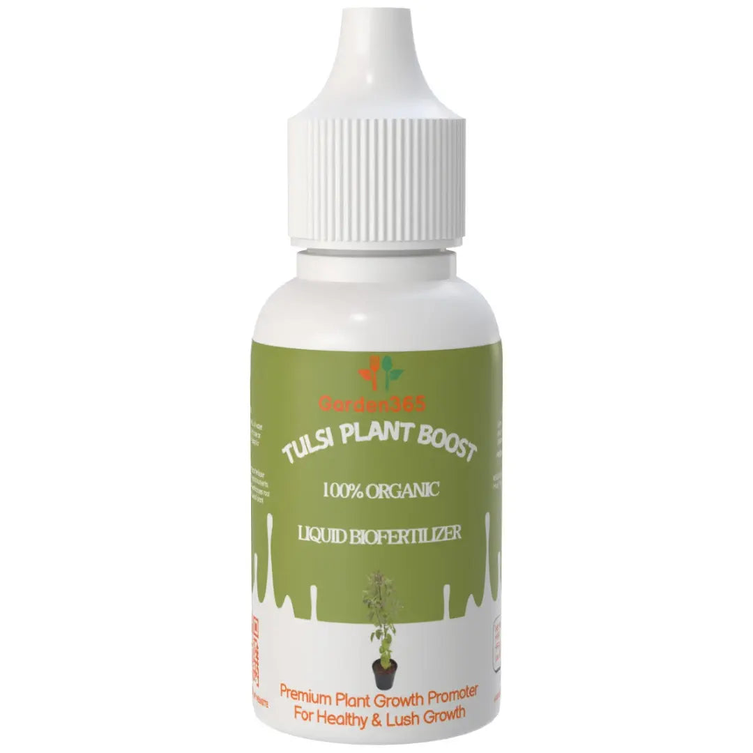 Tulsi Plant Boost – Organic Bio Fertilizer for Tulsi 50 ml Garden365