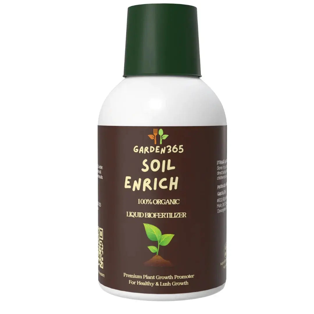 Soil Enrich Liquid | Organic Soil Conditioner & Microbial Activator for Healthy Roots Garden365