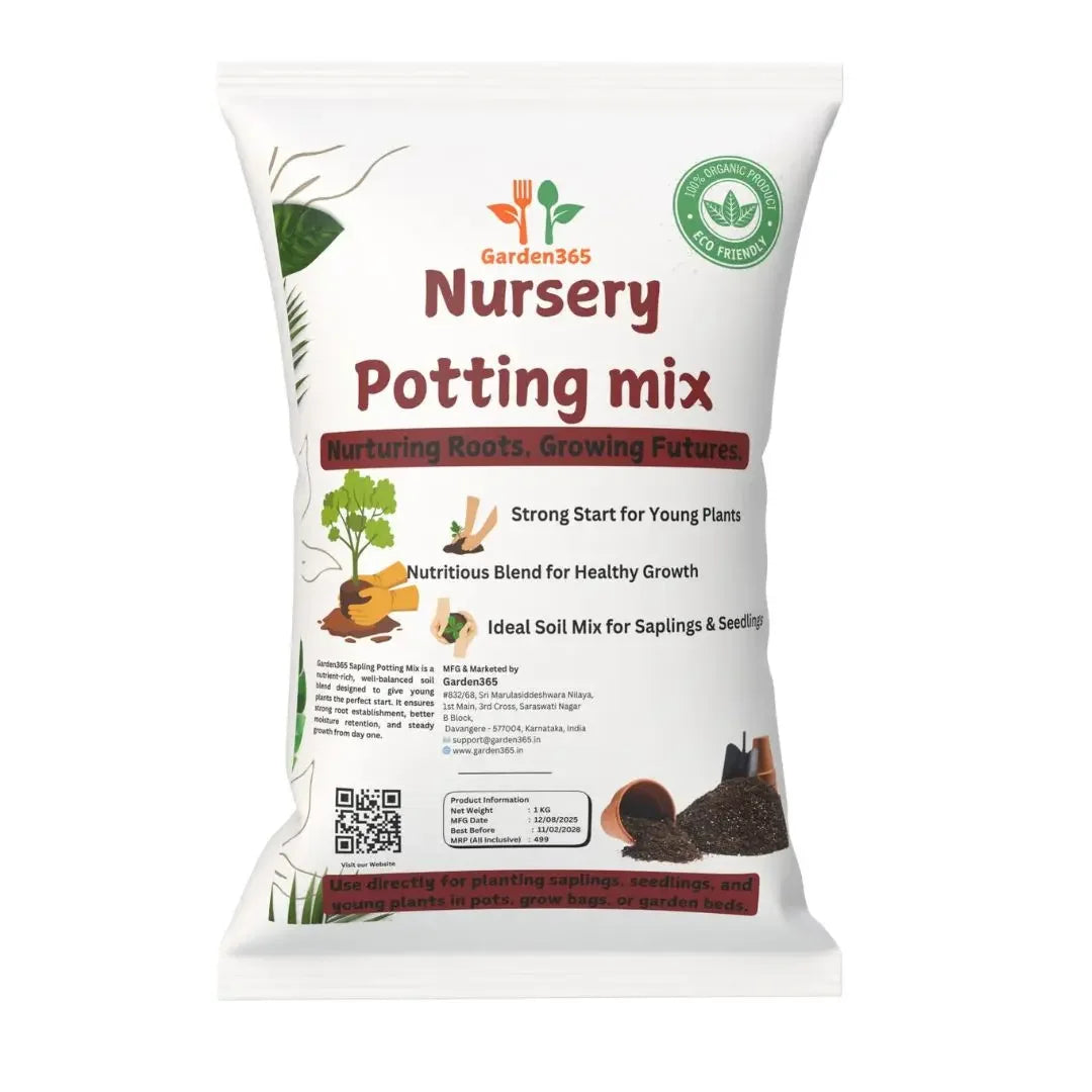 Nursery Potting Mix – 5 kg | Ideal for Seedlings & Young Plants - Garden365