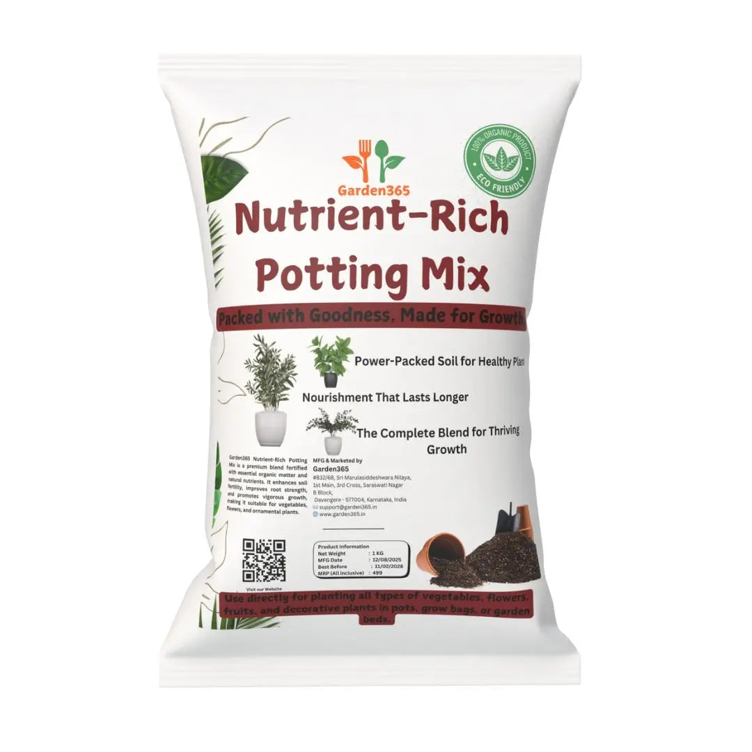 Nutrient-Rich Potting Mix | Supercharge Your Plants Naturally Garden365