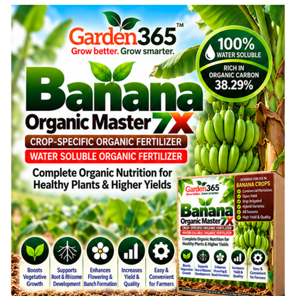 Banana Organic Master 7X Crop-Specific Organic Fertilizer Water Soluble Organic Fertilizer