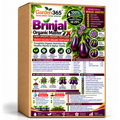 Brinjal Organic Master 7X Water Soluble Organic Fertilizer