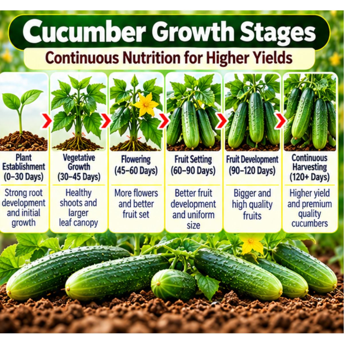 Cucumber Organic Master 7X Water Soluble Organic Fertilizer