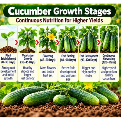 Cucumber Organic Master 7X Water Soluble Organic Fertilizer