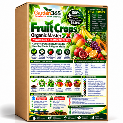 Fruit Crops Organic Master 7X Water Soluble Organic Fertilizer