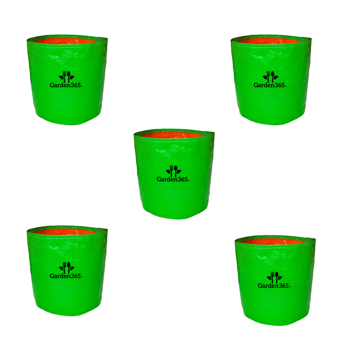 Garden365 HDPE Rectangular Grow Bag 24x12x12 | 260 GSM Heavy-Duty & Reusable - Garden365