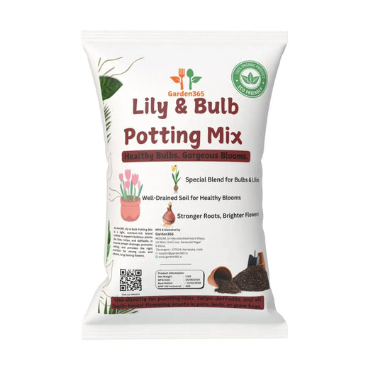 Lily &amp; Bulb Potting Mix – 5 kg | Perfect Soil for Flowering Bulbs - Garden365