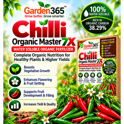 Chilli Organic Master 7X Water Soluble Organic Fertilizer