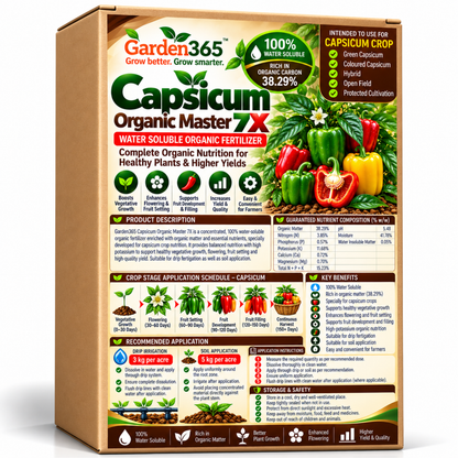 Capsicum Organic Master 7X Water Soluble Organic Fertilizer
