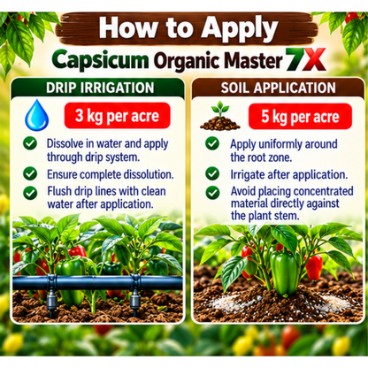 Capsicum Organic Master 7X Water Soluble Organic Fertilizer