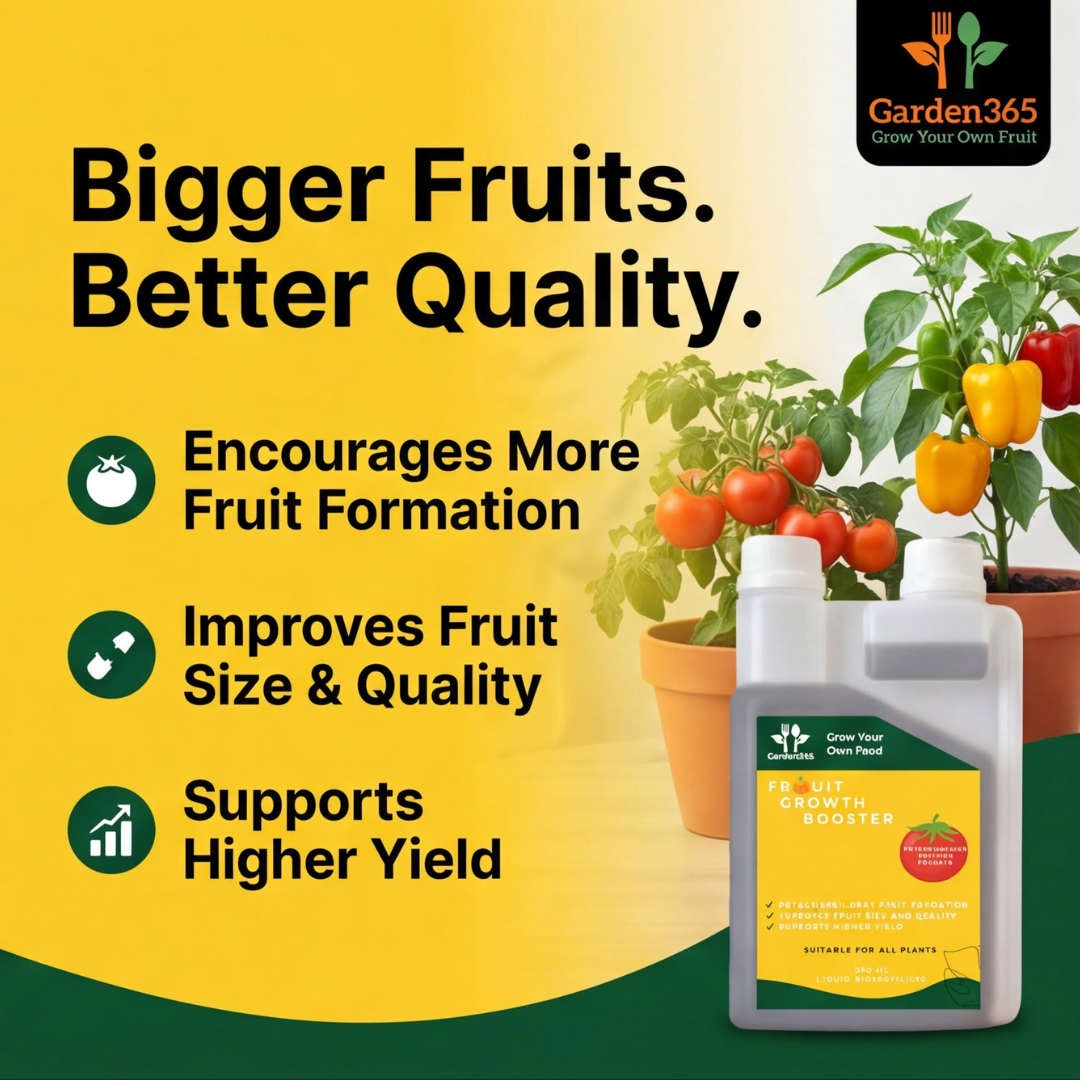 Fruit Growth Booster Liquid Bio Fertilizer 250ml | Potassium Rich Fruiting Formula | Suitable for All Types of Plants