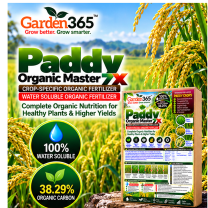 Paddy Organic Master 7X Crop-Specific Organic Fertilizer Water Soluble Organic Fertilizer