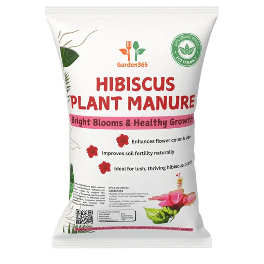 Hibiscus Plant Manure | Organic Growth Booster for Bright Blooms - Garden365