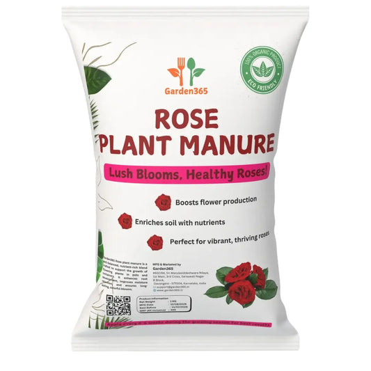 Rose Plant Manure | Organic Nutrient Mix for Healthy Roses - Garden365