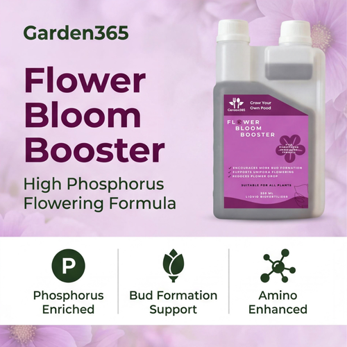 Flower Bloom Booster Liquid Bio Fertilizer 250ml | High Phosphorus Formula | Suitable for All Types of Plants