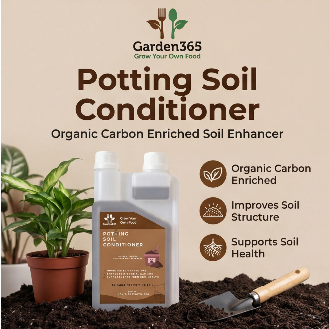 Potting Soil Conditioner Liquid Bio Fertilizer 250ml | Organic Carbon Enriched Soil Enhancer | Suitable for All Types of Potting Soils
