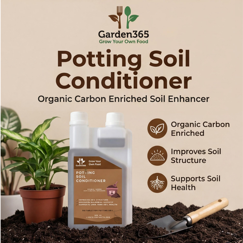 Potting Soil Conditioner Liquid Bio Fertilizer 250ml | Organic Carbon Enriched Soil Enhancer | Suitable for All Types of Potting Soils