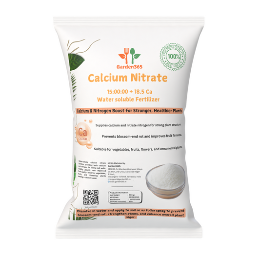 Calcium Nitrate (CN) – Water-Soluble Fertilizer for Plants (250 g) 🌿💧 - Garden365