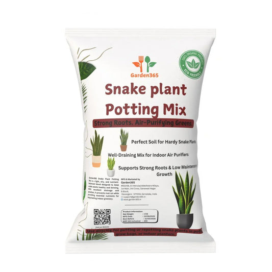 Snake Plant Potting Mix – 5 kg | Perfect Soil for Sansevieria Hardy Indoor Plants - Garden365