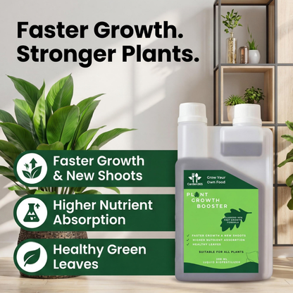 Plant Growth Booster Liquid Bio Fertilizer 250ml | Balanced NPK Fast Growth Formula | Suitable for All Types of Plants