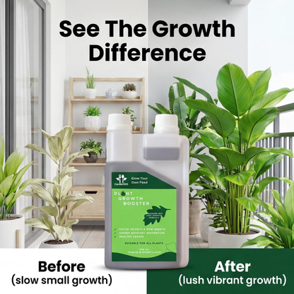 Plant Growth Booster Liquid Bio Fertilizer 250ml | Balanced NPK Fast Growth Formula | Suitable for All Types of Plants