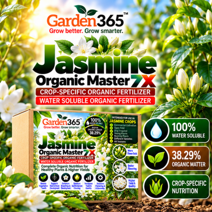 Jasmine Organic Master 7X Crop-Specific Organic Fertilizer Water Soluble Organic Fertilizer