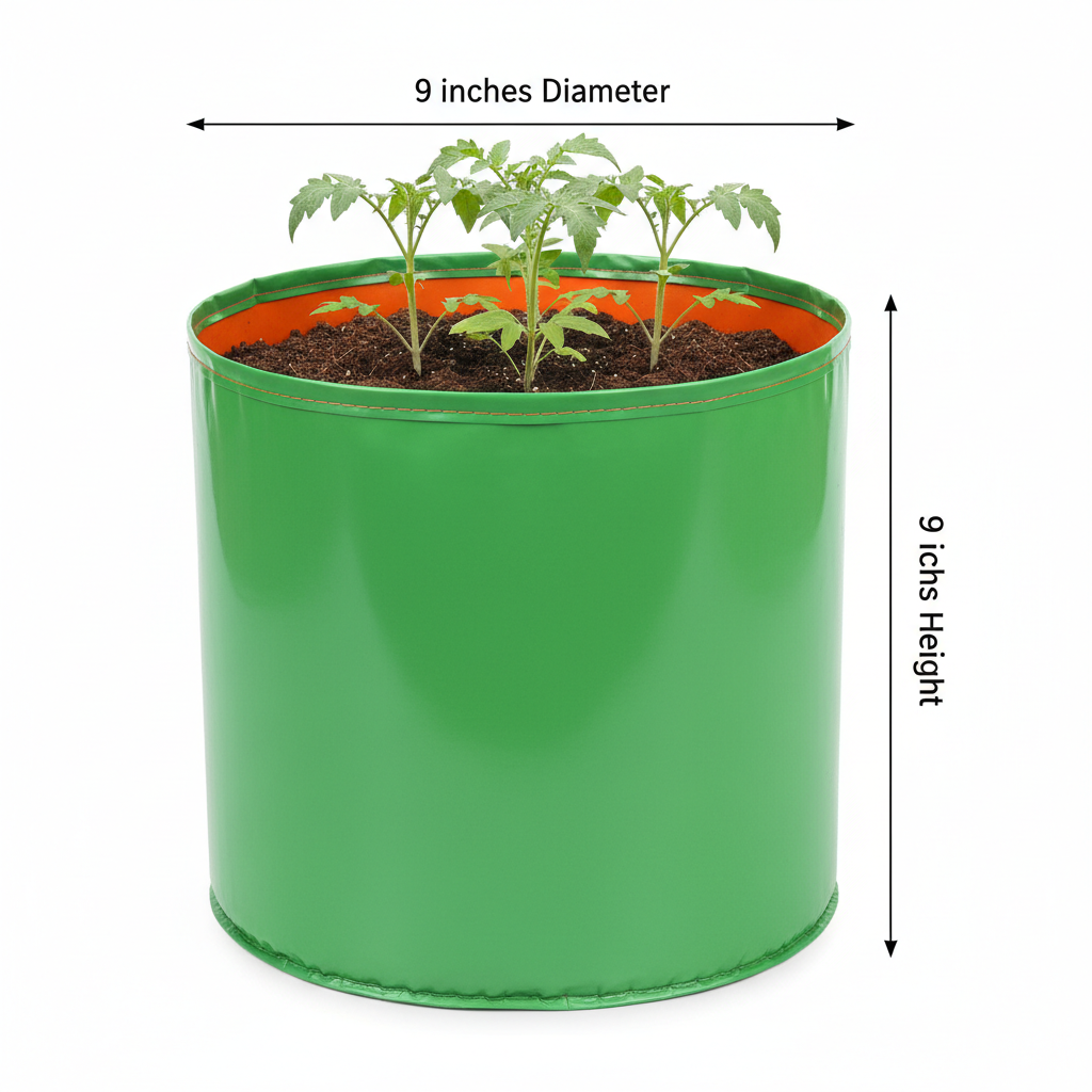 Garden365 HDPE Grow Bag 9x9 | 260 GSM Durable & Reusable for Terrace & Kitchen Gardening