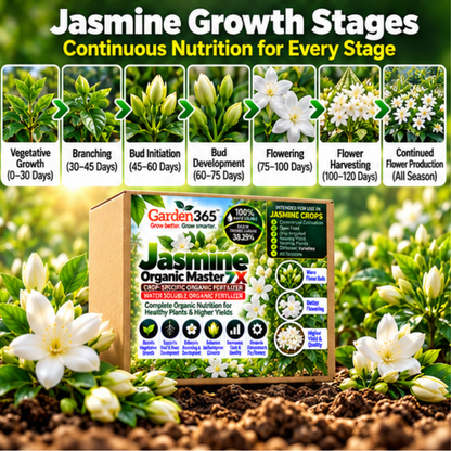 Jasmine Organic Master 7X Crop-Specific Organic Fertilizer Water Soluble Organic Fertilizer