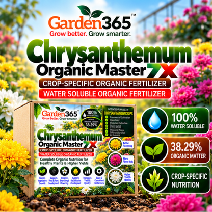 Chrysanthemum Organic Master 7X Crop-Specific Organic Fertilizer Water Soluble Organic Fertilizer