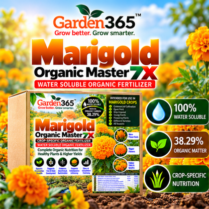 Marigold Organic Master 7X Crop-Specific Organic Fertilizer Water Soluble Organic Fertilizer
