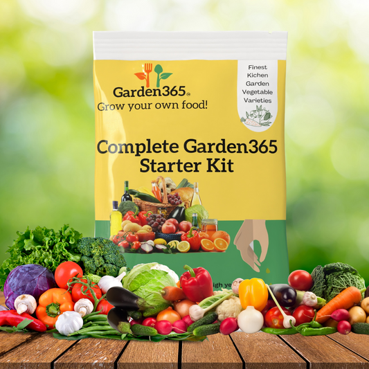 Garden365 Complete Seeds Starter Kit | 12 Easy-to-Grow Vegetables & Herbs - Garden365