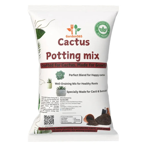 Cactus Potting Mix – 5 kg | Specially Formulated for Succulent &amp; Cactus Plants - Garden365