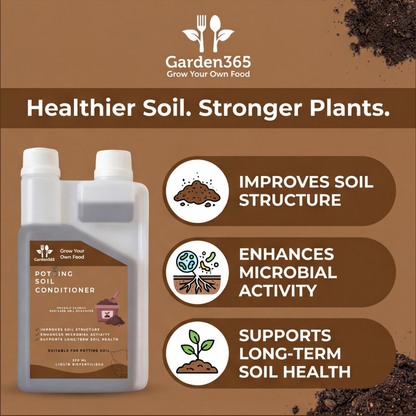 Potting Soil Conditioner Liquid Bio Fertilizer 250ml | Organic Carbon Enriched Soil Enhancer | Suitable for All Types of Potting Soils