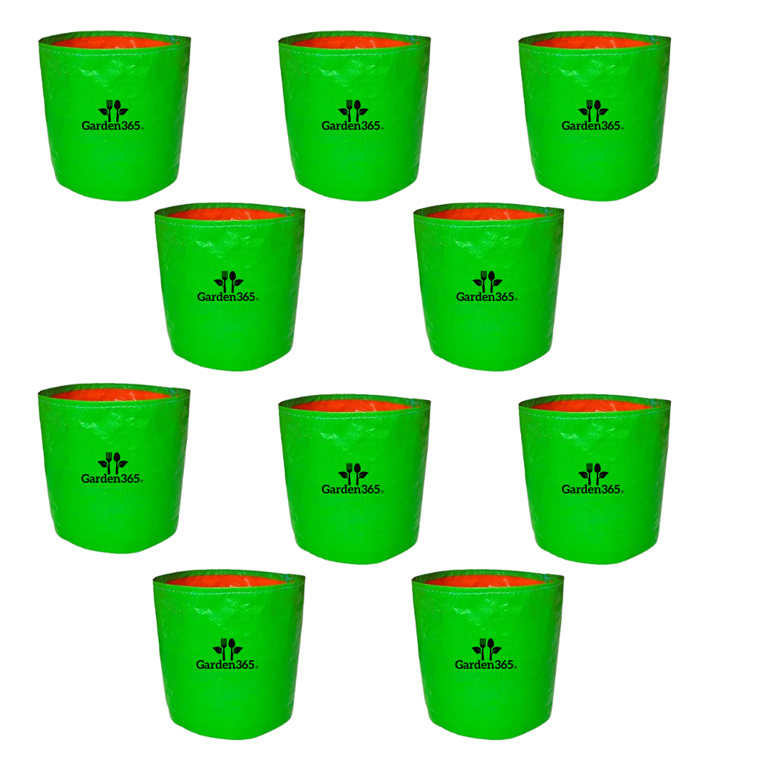 Garden365 HDPE Rectangular Grow Bag 24x12x12 | 260 GSM Heavy-Duty & Reusable - Garden365