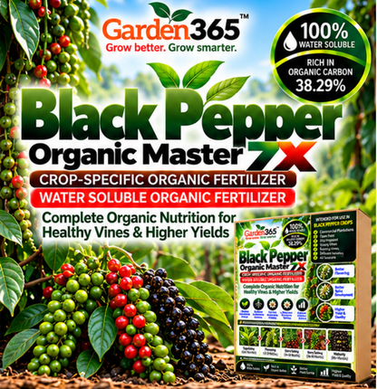 Black Pepper Organic Master 7X Crop-Specific Organic Fertilizer Water Soluble Organic Fertilizer