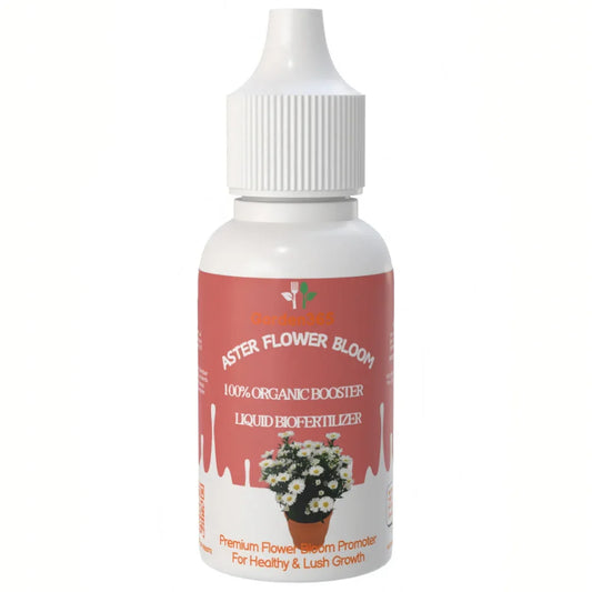 Aster Flower Bloom – Organic Bio Fertilizer for Aster (50 ml | Buy 1 Get 2 Free!) - Garden365