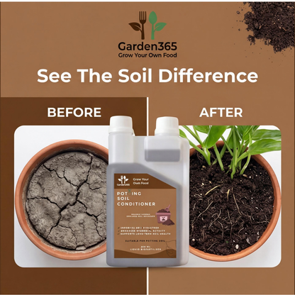 Potting Soil Conditioner Liquid Bio Fertilizer 250ml | Organic Carbon Enriched Soil Enhancer | Suitable for All Types of Potting Soils
