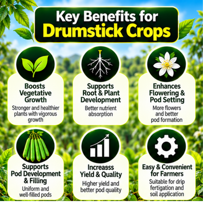 Drumstick Organic Master 7X Crop-Specific Organic Fertilizer Water Soluble Organic Fertilizer