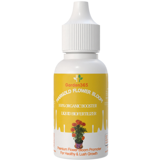Marigold Flower Bloom – Organic Bio Fertilizer for Marigold (50 ml | Buy 1 Get 2 Free!) - Garden365