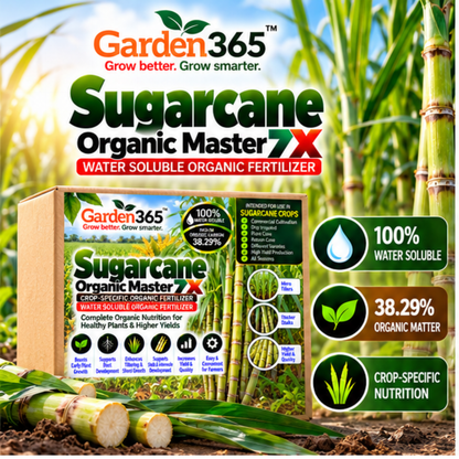 Sugarcane Organic Master 7X Crop-Specific Organic Fertilizer Water Soluble Organic Fertilizer