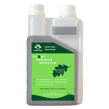 Plant Growth Booster Liquid Bio Fertilizer 250ml | Balanced NPK Fast Growth Formula | Suitable for All Types of Plants