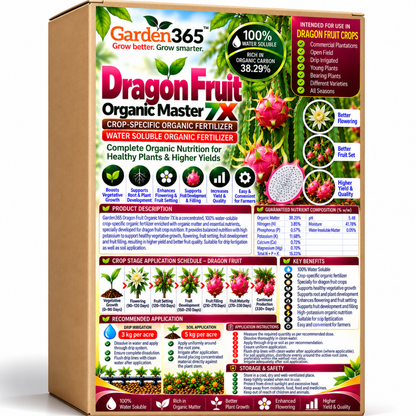 Dragon Fruit Organic Master 7X Crop-Specific Organic Fertilizer Water Soluble Organic Fertilizer