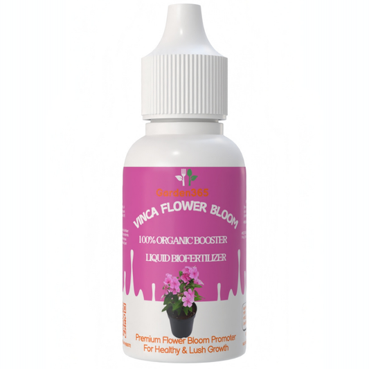 Vinca Flower Bloom – Organic Bio Fertilizer for Vinca (50 ml | Buy 1 Get 2 Free!) - Garden365