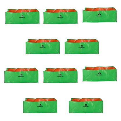 Garden365 HDPE Green Vegetable Grow Bag 2×2×1 ft | 260 GSM Durable & Reusable