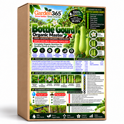 Bottle Gourd Organic Master 7X Crop-Specific Organic Fertilizer Water Soluble Organic Fertilizer