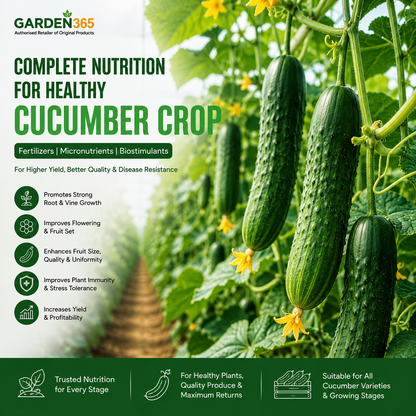 Cucumber Crop Nutrition | Fertilizers, Micronutrients & Biostimulants for Cucumber Crop